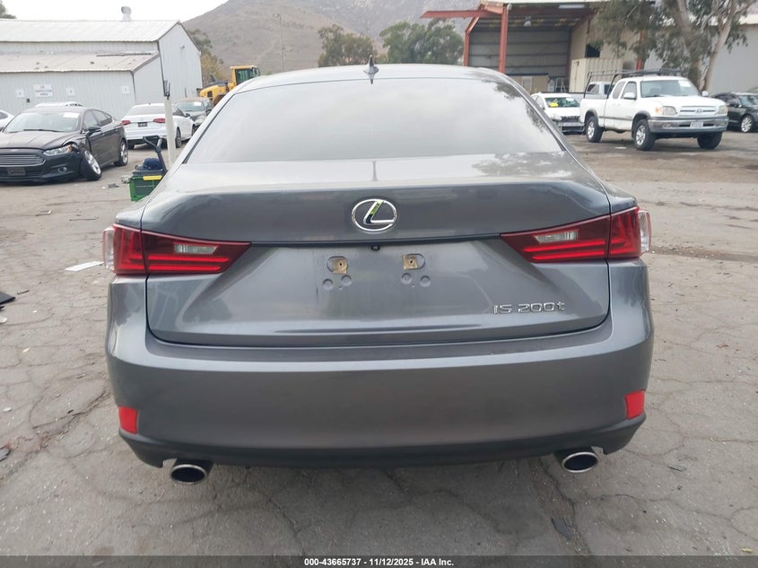 2016 Lexus Is 200T VIN: JTHBA1D27G5023438 Lot: 43665737