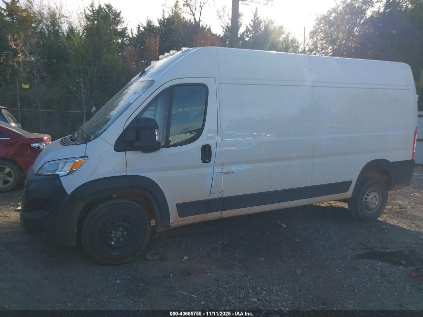 2024 Ram Promaster 2500 Tradesman High Roof 159 Wb W/Pass Seat VIN: 3C6LRVDG3RE150574 Lot: 43665755