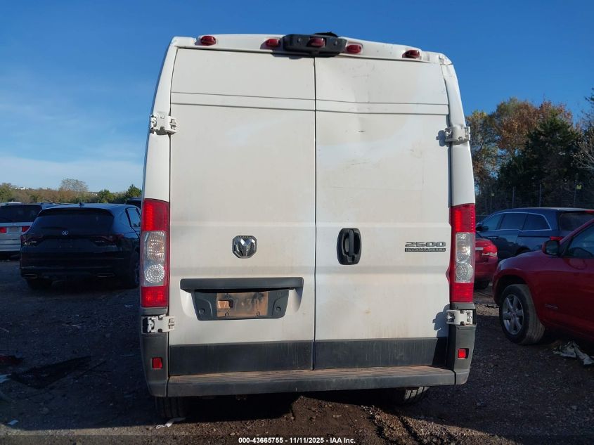 2024 Ram Promaster 2500 Tradesman High Roof 159 Wb W/Pass Seat VIN: 3C6LRVDG3RE150574 Lot: 43665755