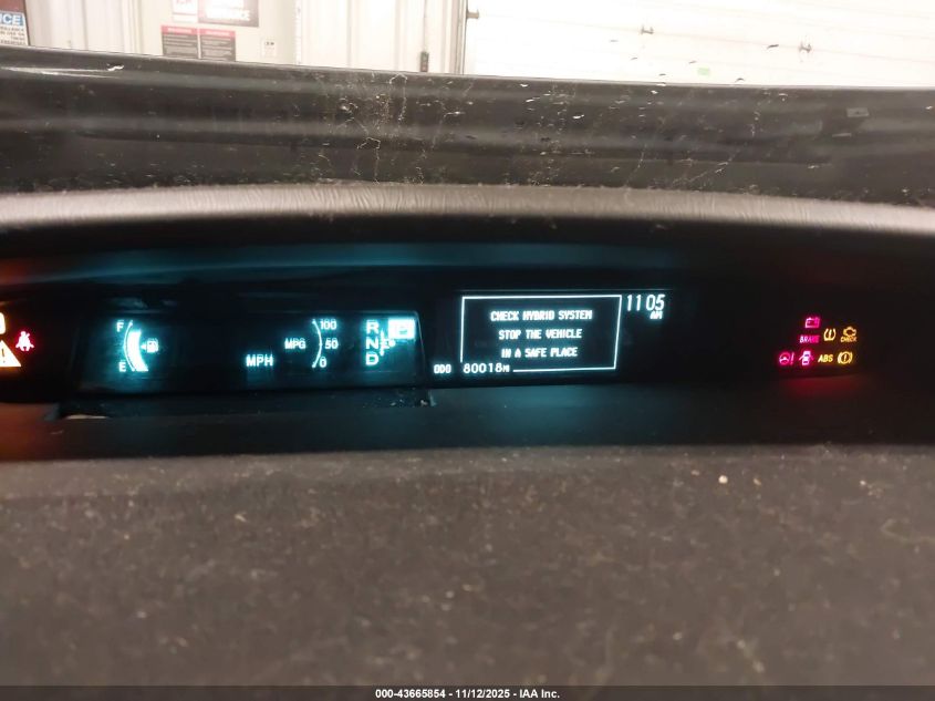 2014 Toyota Prius VIN: JTDKN3DU4E1794186 Lot: 43665854