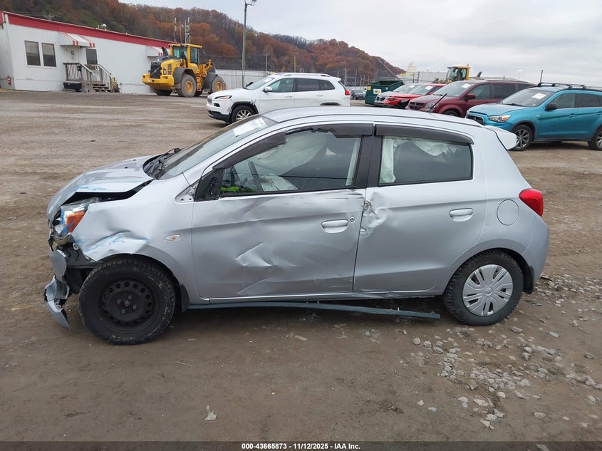 2018 Mitsubishi Mirage Es VIN: ML32A3HJ0JH007217 Lot: 43665873