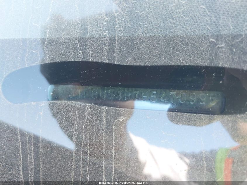 2017 Toyota 4Runner Trd Off Road Premium VIN: JTEBU5JR7H5470995 Lot: 43665905