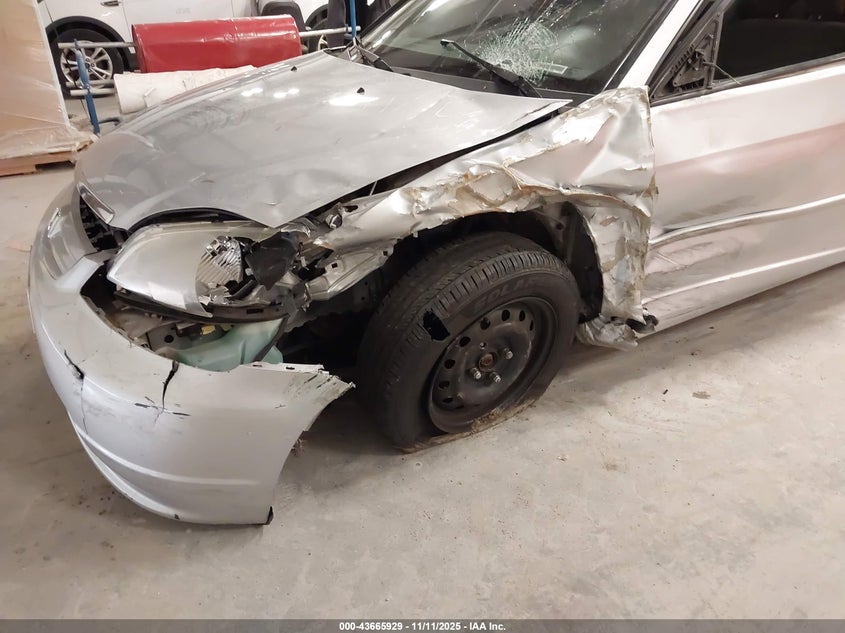 2003 Honda Civic Ex VIN: 2HGES25743H560235 Lot: 43665929