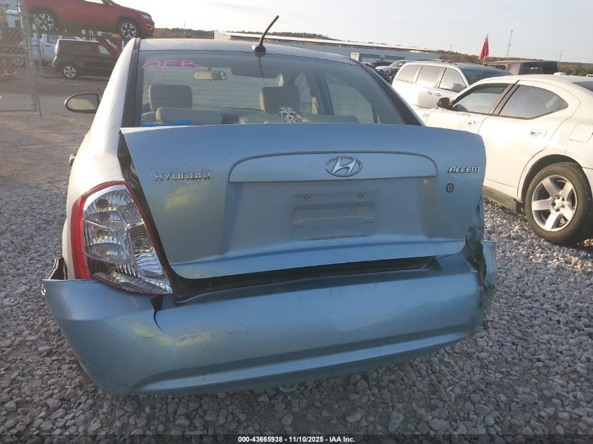 2009 Hyundai Accent Gls VIN: KMHCN46C99U321110 Lot: 43665938