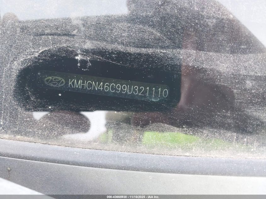 2009 Hyundai Accent Gls VIN: KMHCN46C99U321110 Lot: 43665938