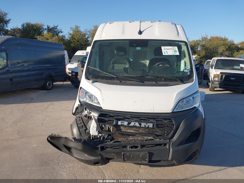 2023 Ram Promaster 2500 High Roof 159 Wb VIN: 3C6LRVDGXPE594127 Lot: 43665942