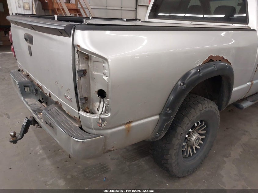 2007 Dodge Ram 2500 Slt/Trx4 Off Road/Sport/Power Wagon VIN: 1D7KS28A97J593458 Lot: 43666036