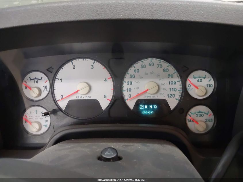 2007 Dodge Ram 2500 Slt/Trx4 Off Road/Sport/Power Wagon VIN: 1D7KS28A97J593458 Lot: 43666036