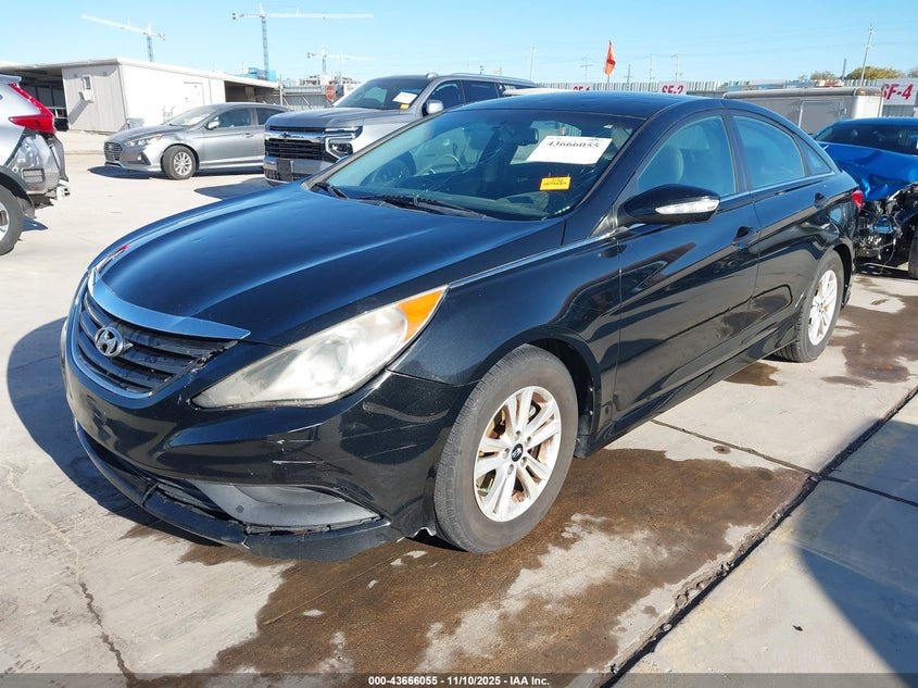 2014 HYUNDAI SONATA GLS 5NPEB4AC9EH916461