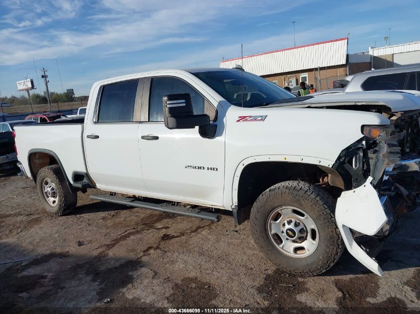 2021 Chevrolet Silverado 2500Hd 4Wd Standard Bed Wt VIN: 1GC4YLE70MF250763 Lot: 43666098