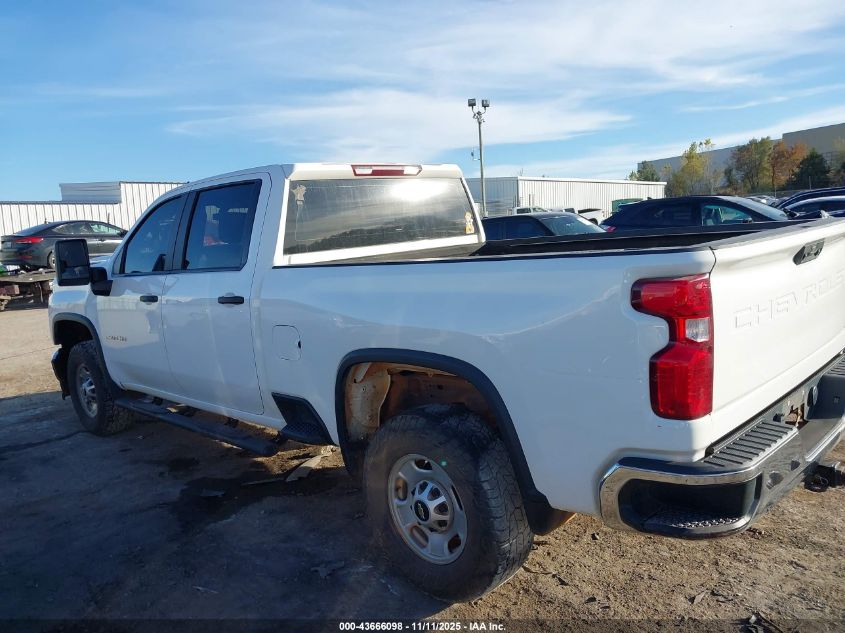 2021 Chevrolet Silverado 2500Hd 4Wd Standard Bed Wt VIN: 1GC4YLE70MF250763 Lot: 43666098