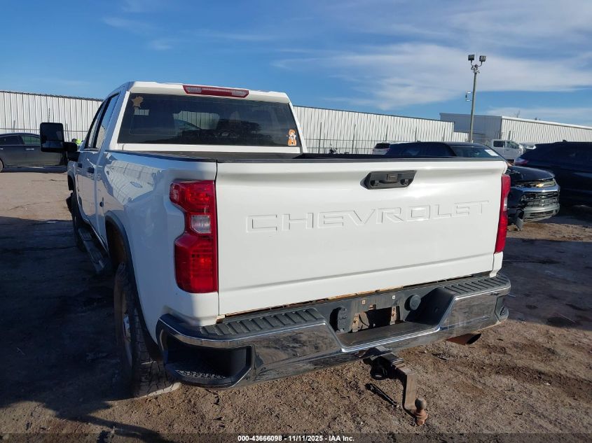 2021 Chevrolet Silverado 2500Hd 4Wd Standard Bed Wt VIN: 1GC4YLE70MF250763 Lot: 43666098