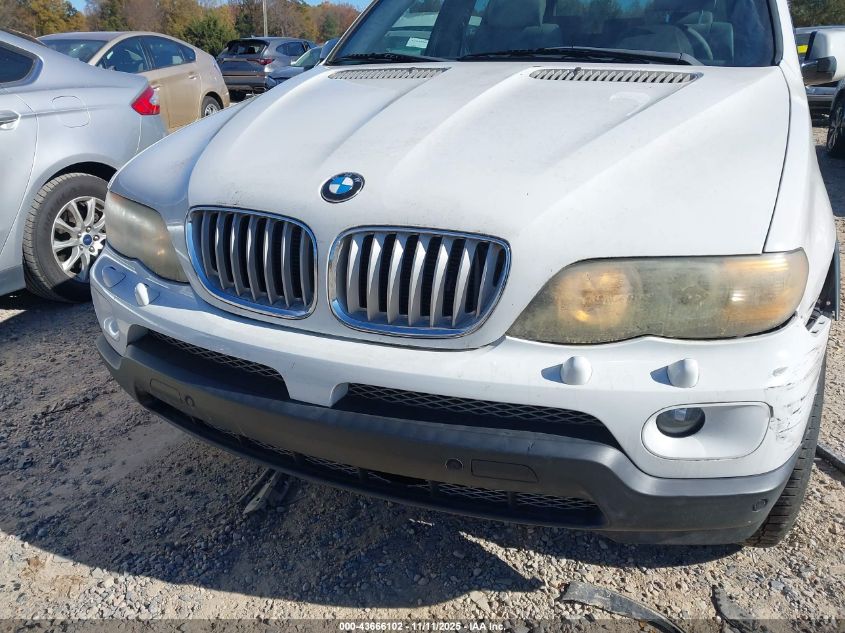 2005 BMW X5 4.4I VIN: 5UXFB53595LV17908 Lot: 43666102