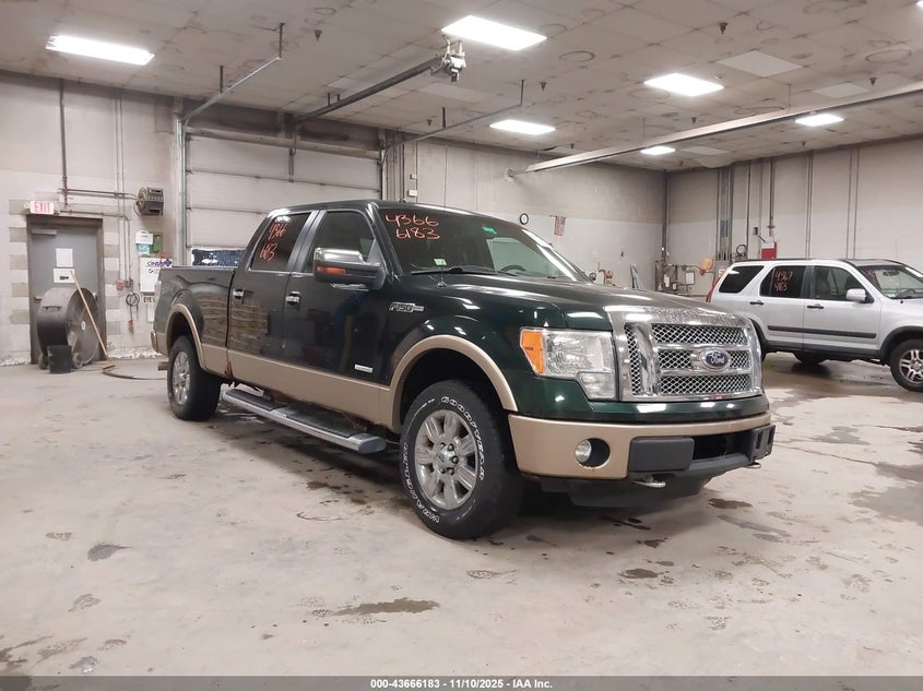 1FTFW1ET4CKD78722 2012 Ford F-150 Lariat auction photo 1