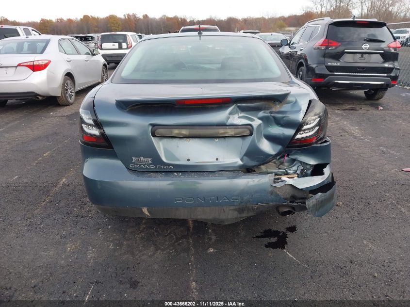 2006 Pontiac Grand Prix VIN: 2G2WP582461254448 Lot: 43666202