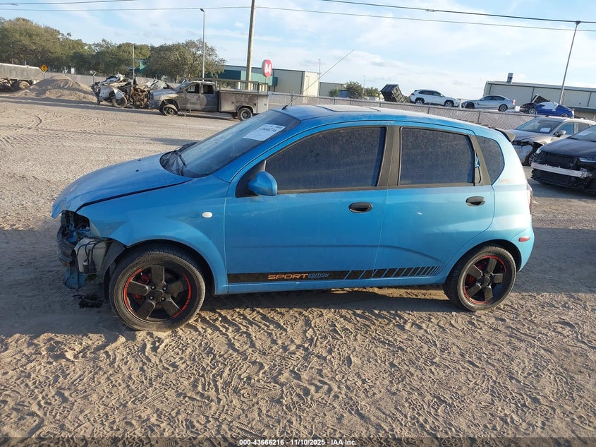 2006 Chevrolet Aveo Lt VIN: KL1TG66606B645548 Lot: 43666216