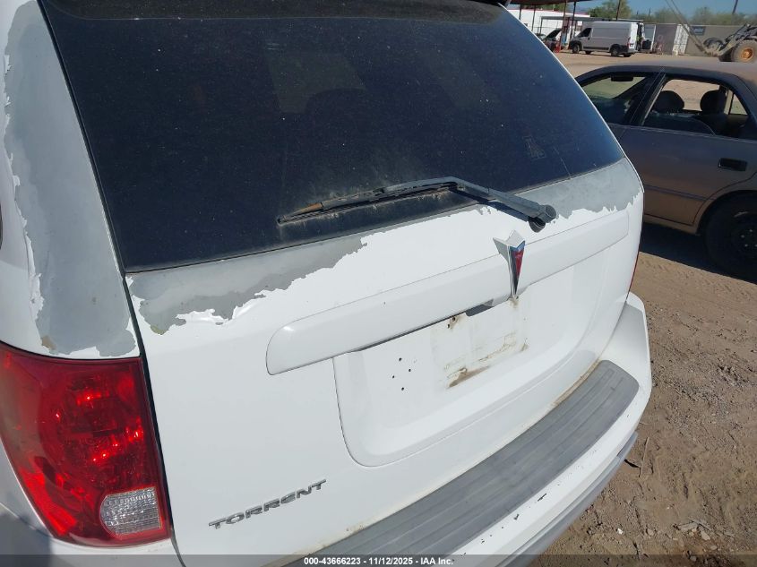 2007 Pontiac Torrent VIN: 2CKDL63F076081118 Lot: 43666223