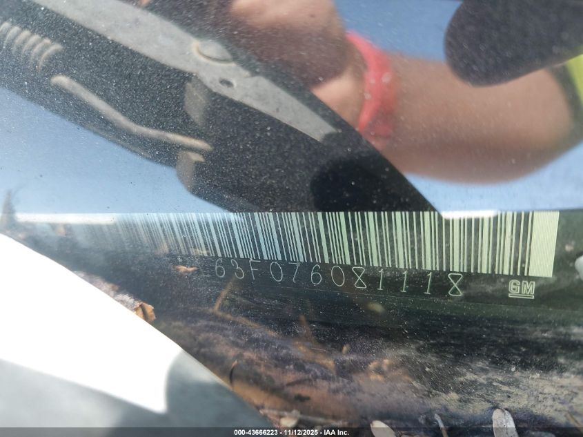 2007 Pontiac Torrent VIN: 2CKDL63F076081118 Lot: 43666223