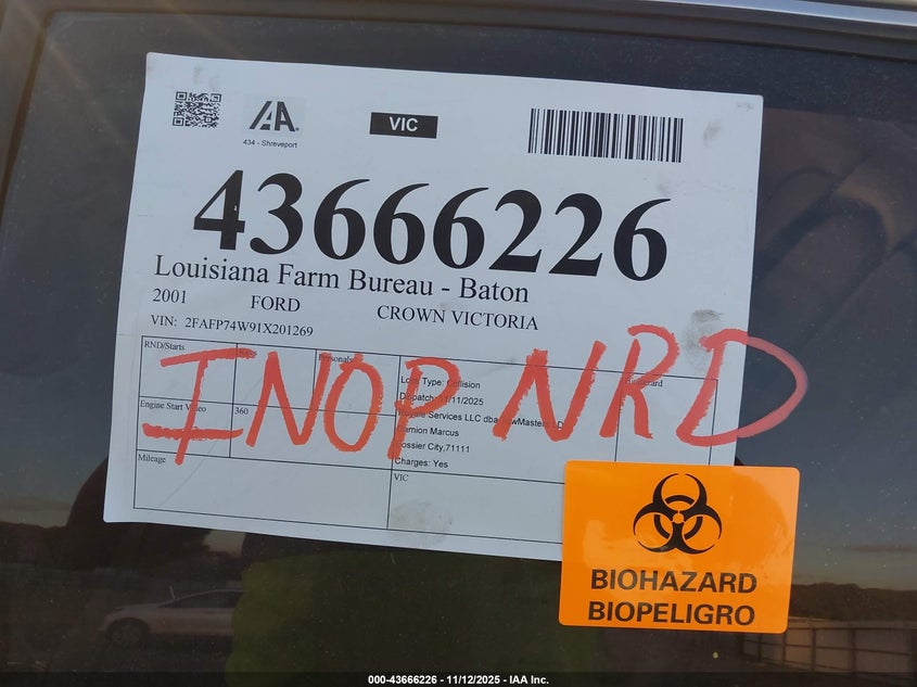 2001 Ford Crown Victoria Lx