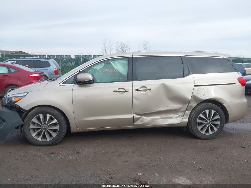 2015 Kia Sedona Sx VIN: KNDMC5C13F6052819 Lot: 43666248