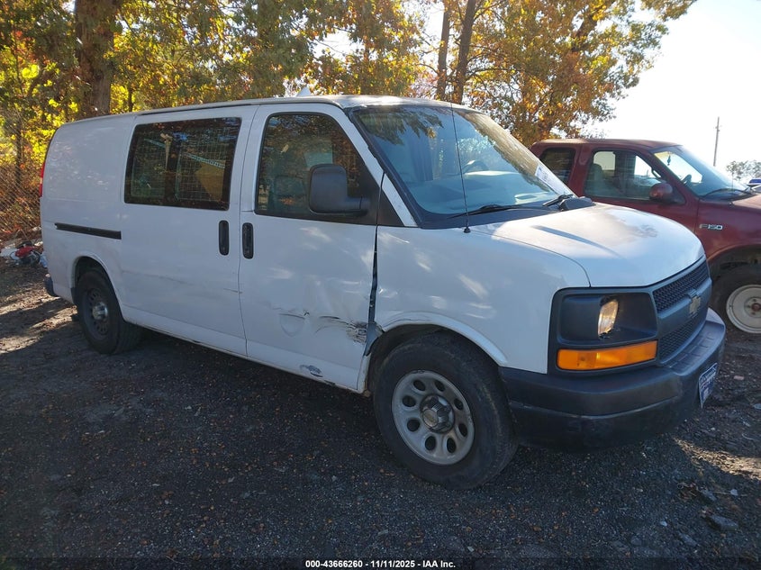 1GCSGAFX8D1174445 2013 Chevrolet Express 1500 Work Van auction photo 1