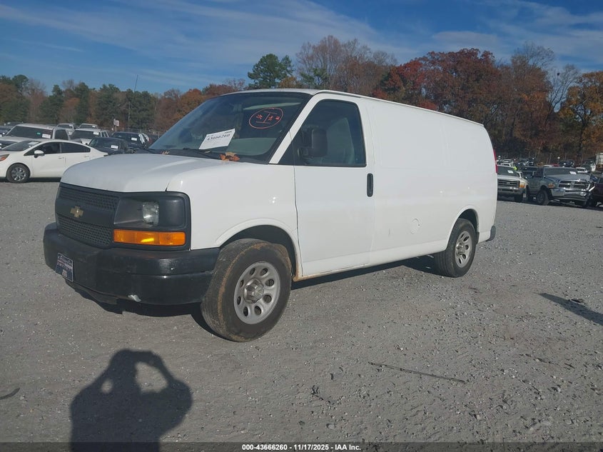 Vin: 1gcsgafx8d1174445, lot: 44161485, chevrolet express 1500 work van 20132