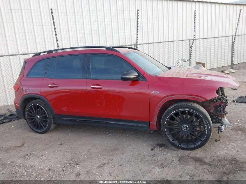 2022 Mercedes-Benz Amg Glb 35 4Matic VIN: W1N4M5BB1NW180619 Lot: 43666321