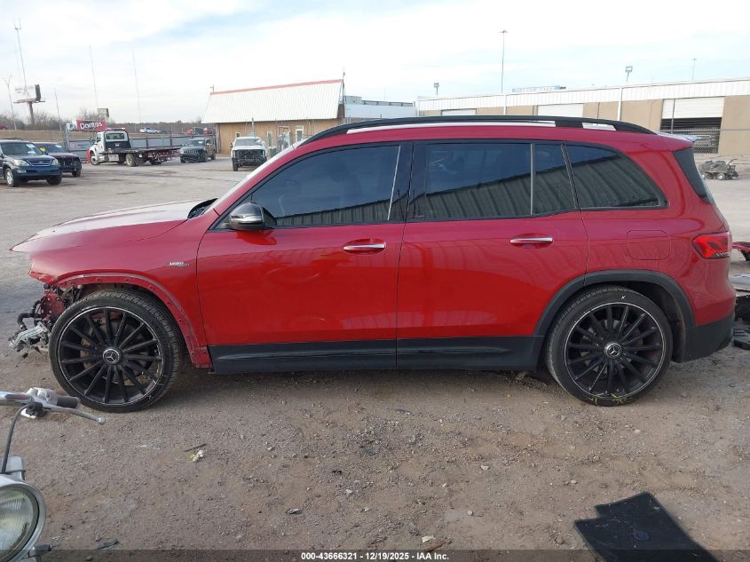 2022 Mercedes-Benz Amg Glb 35 4Matic VIN: W1N4M5BB1NW180619 Lot: 43666321