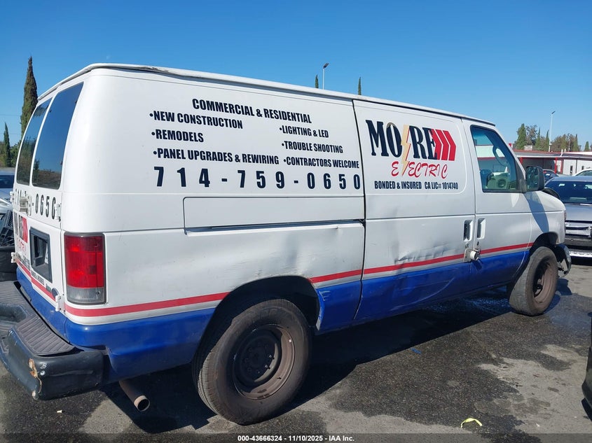 2011 Ford E-150 Commercial VIN: 1FTNE1EW9BDA19183 Lot: 43666324