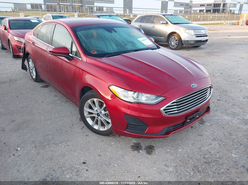 2019 FORD FUSION SE - 3FA6P0HD4KR213331
