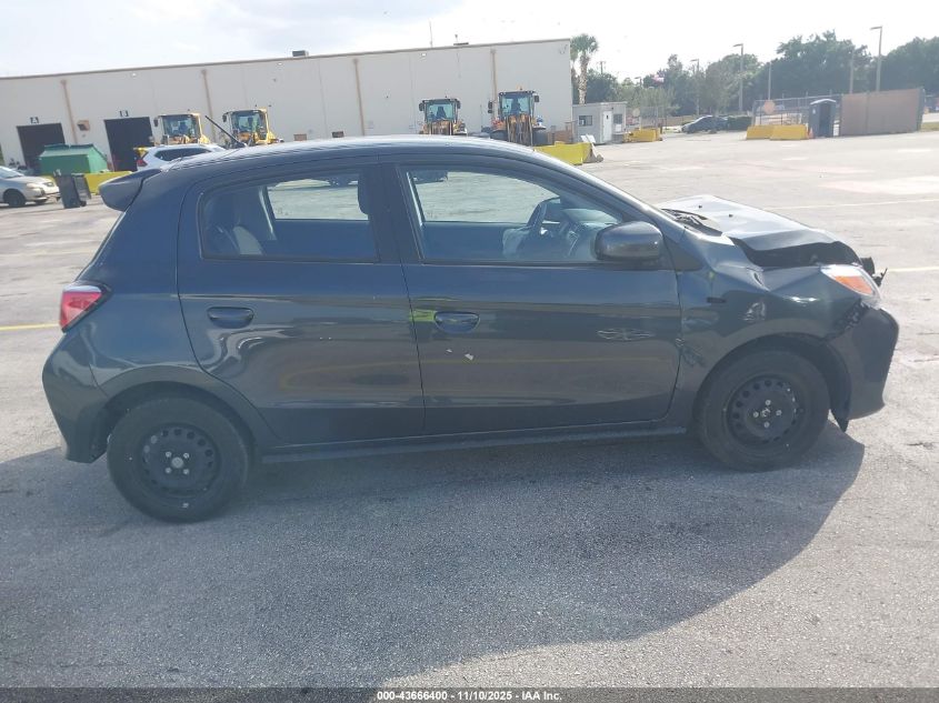 2024 Mitsubishi Mirage Es/Le VIN: ML32AUHJ9RH033025 Lot: 43666400