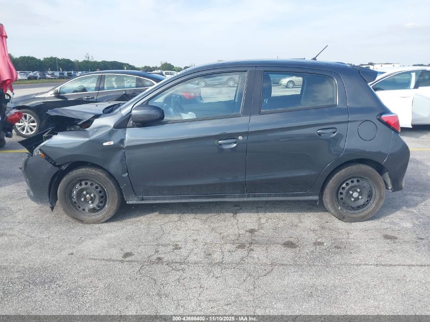 2024 Mitsubishi Mirage Es/Le VIN: ML32AUHJ9RH033025 Lot: 43666400