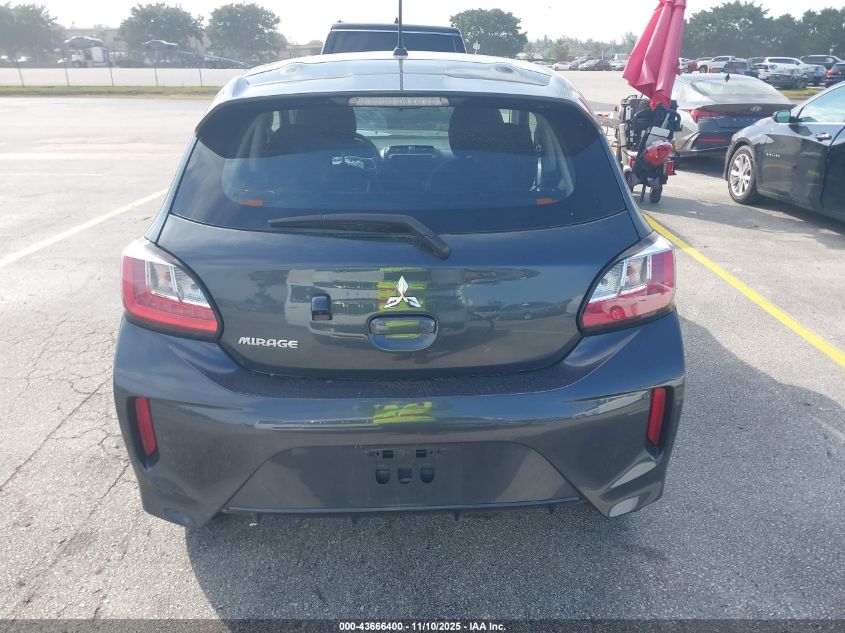 2024 Mitsubishi Mirage Es/Le VIN: ML32AUHJ9RH033025 Lot: 43666400