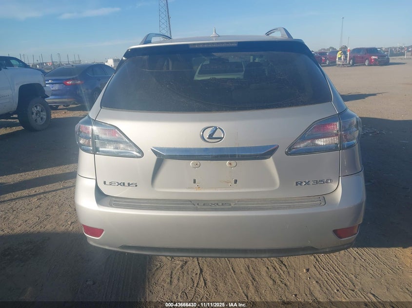 2010 Lexus Rx 350 VIN: 2T2BK1BAXAC031032 Lot: 43666430