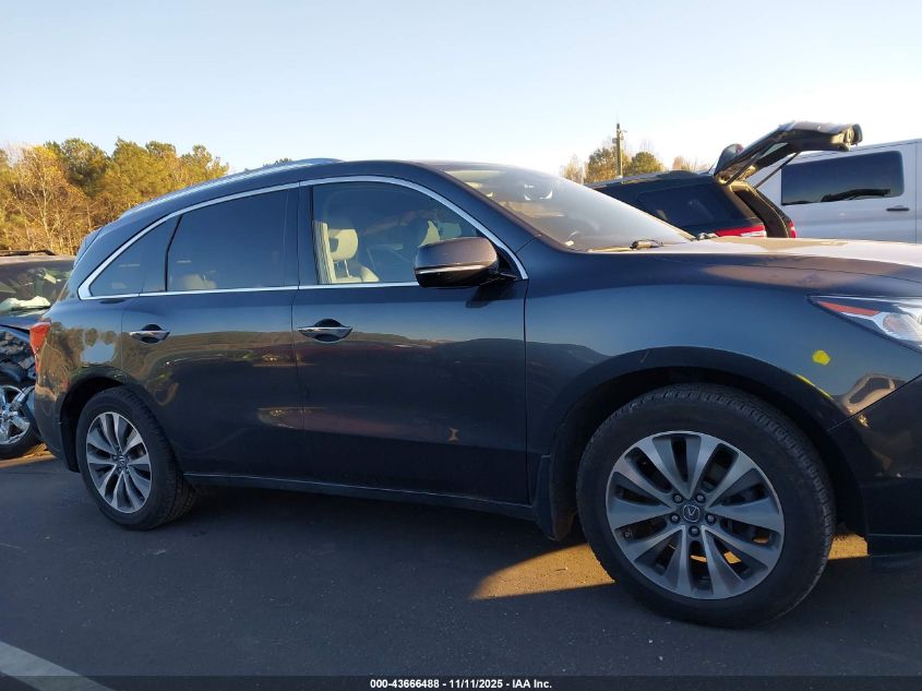 2016 Acura Mdx Technology Acurawatch Plus Packages/Technology Package VIN: 5FRYD4H41GB018328 Lot: 43666488