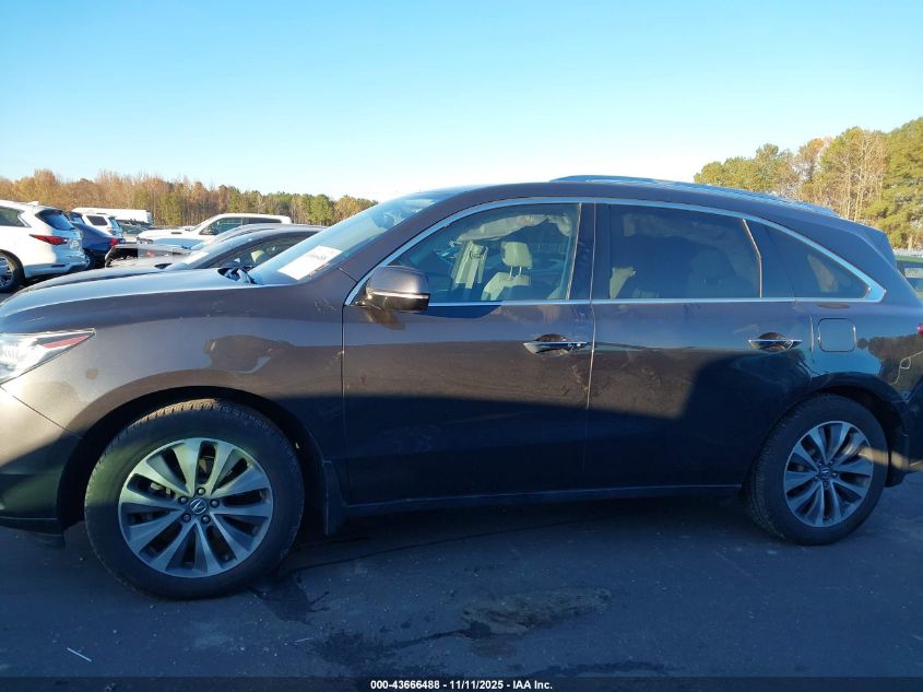 2016 Acura Mdx Technology Acurawatch Plus Packages/Technology Package VIN: 5FRYD4H41GB018328 Lot: 43666488