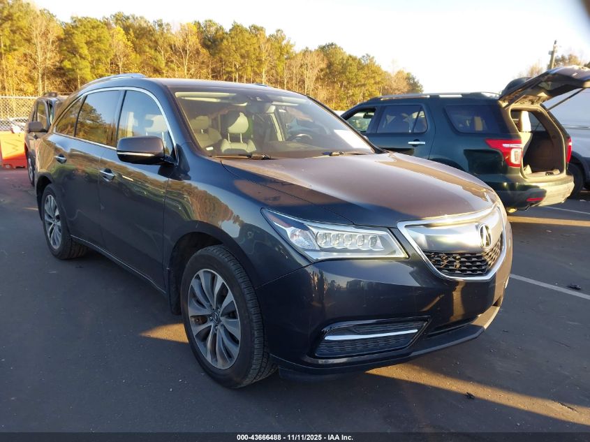 ACURA MDX TECHNOLOGY ACURAWATCH PLUS PACKAGES/TECHNOLOGY PACKAGE