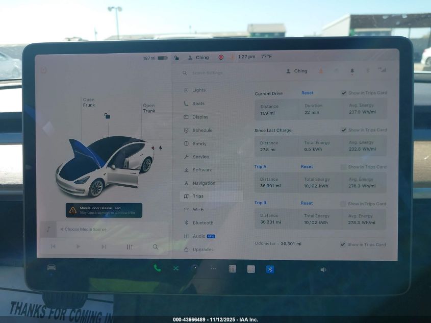 2022 Tesla Model 3 Long Range Dual Motor All-Wheel Drive VIN: 5YJ3E1EB7NF120143 Lot: 43666489