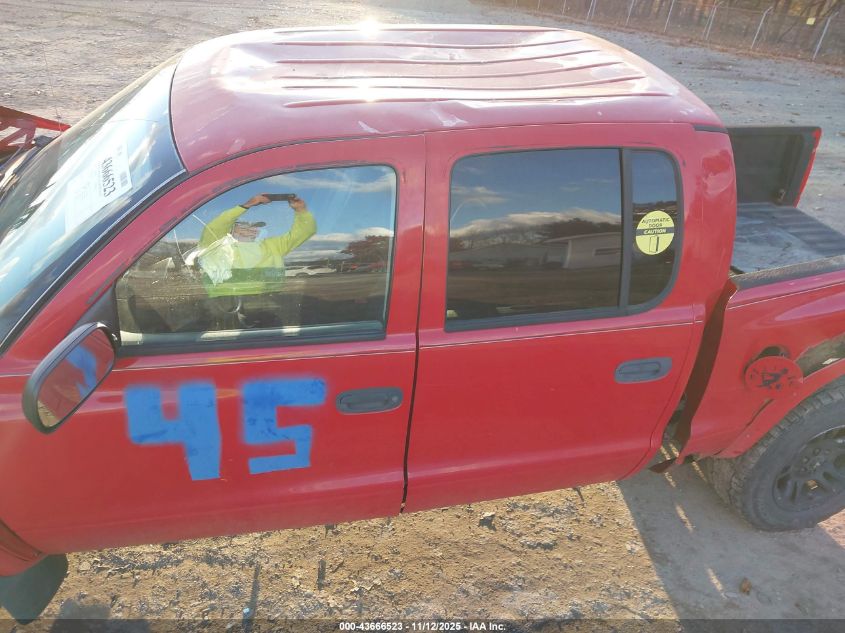 2004 Dodge Dakota Sport/Sxt VIN: 1D7HG38N64S594190 Lot: 43666523