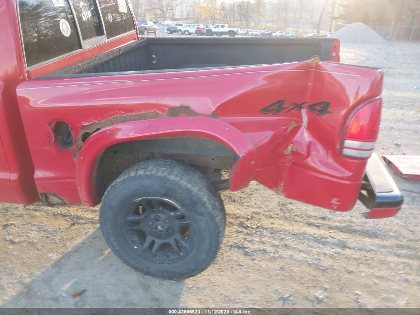2004 Dodge Dakota Sport/Sxt VIN: 1D7HG38N64S594190 Lot: 43666523
