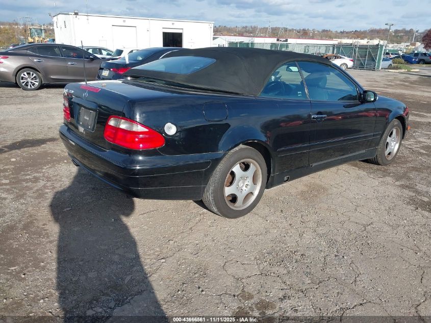 2003 Mercedes-Benz Clk 320 VIN: WDBLK65G03T138848 Lot: 43666561