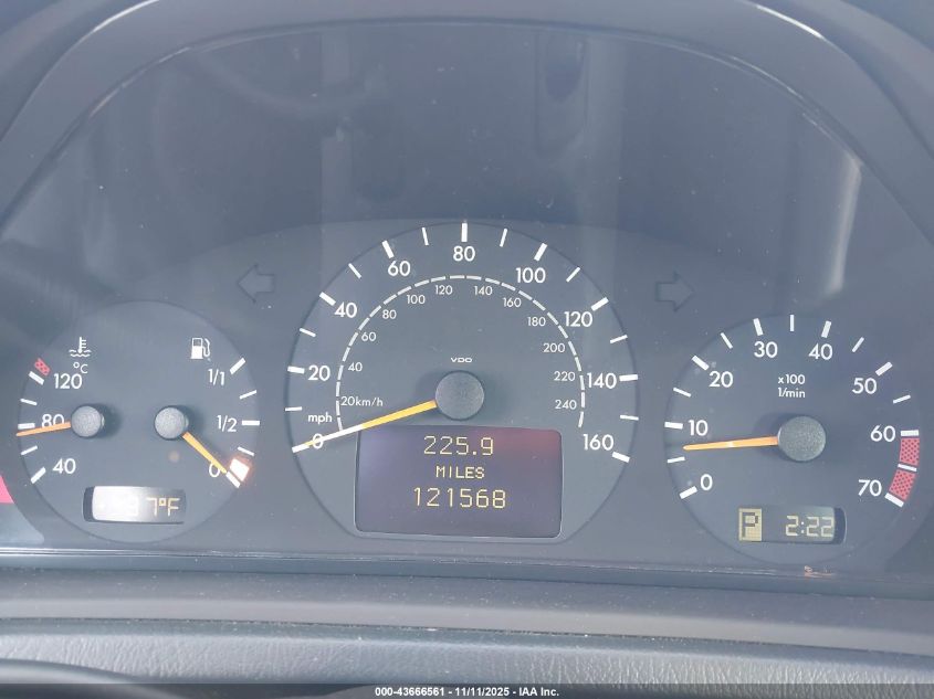 2003 Mercedes-Benz Clk 320 VIN: WDBLK65G03T138848 Lot: 43666561