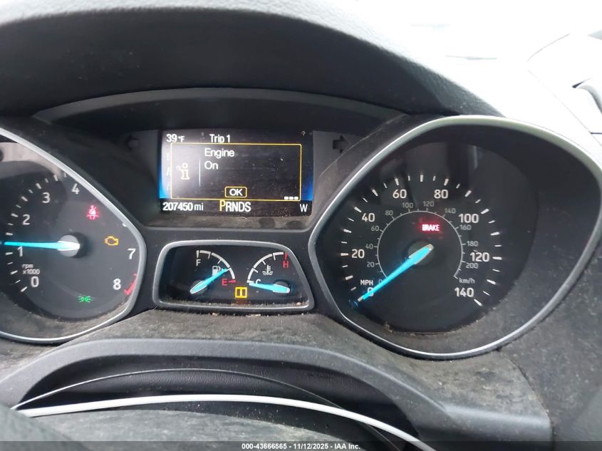 2017 Ford Escape S VIN: 1FMCU0F79HUA08166 Lot: 43666565