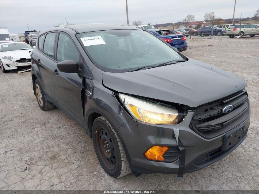 2017 Ford Escape S VIN: 1FMCU0F79HUA08166 Lot: 43666565