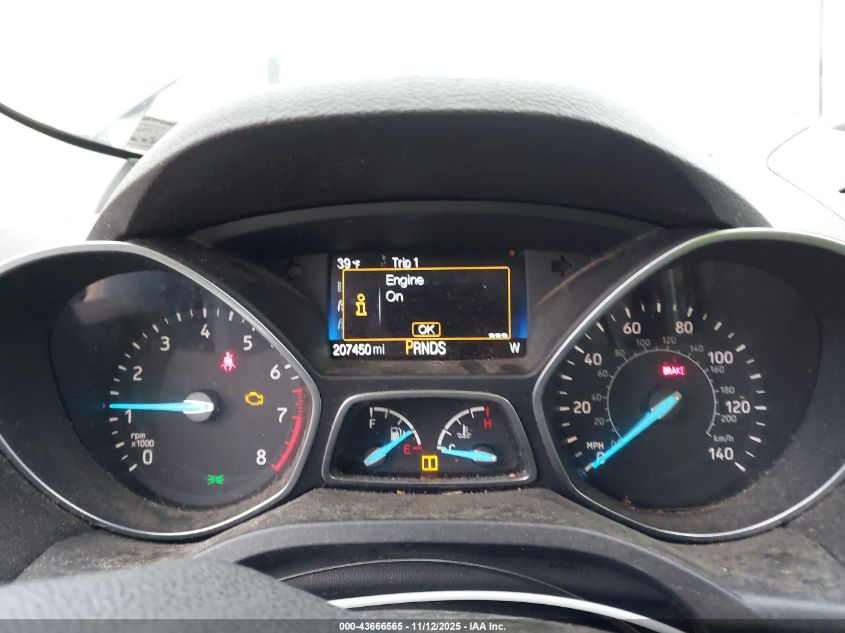 2017 Ford Escape S VIN: 1FMCU0F79HUA08166 Lot: 43666565