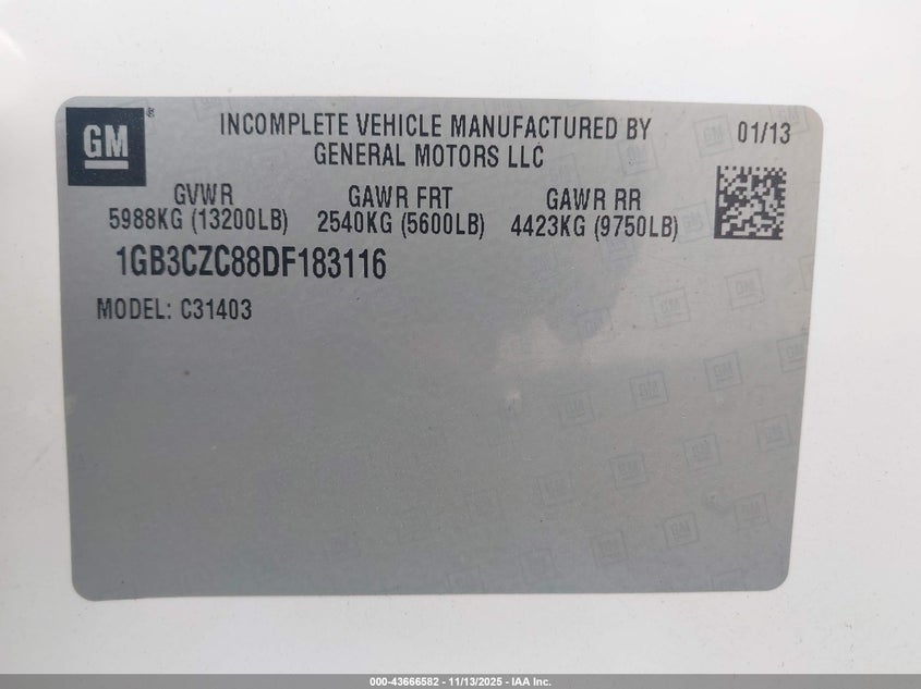 1GB3CZC88DF183116 2013 CHEVROLET SILVERADO photo no. 8