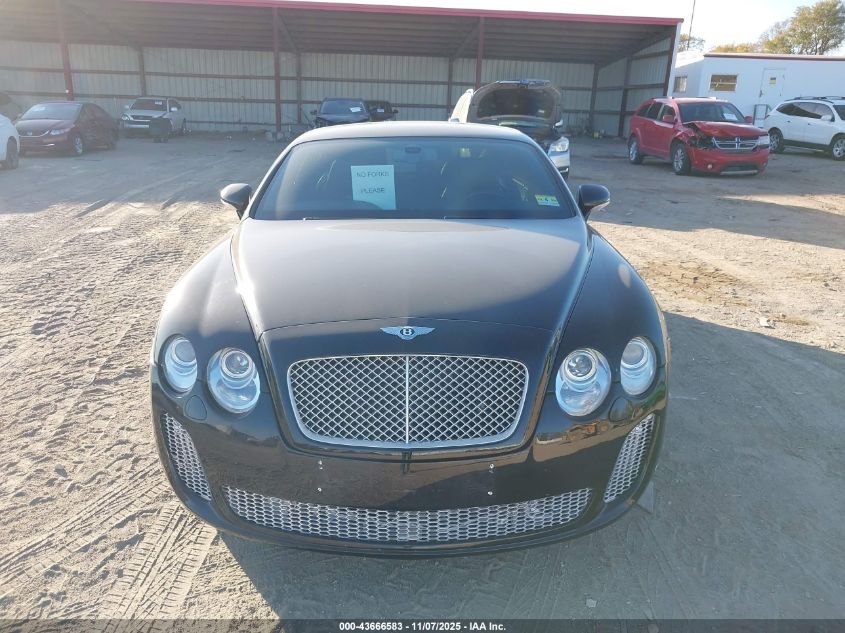 2009 Bentley Continental Gt Speed VIN: SCBCP73W19C059638 Lot: 43666583