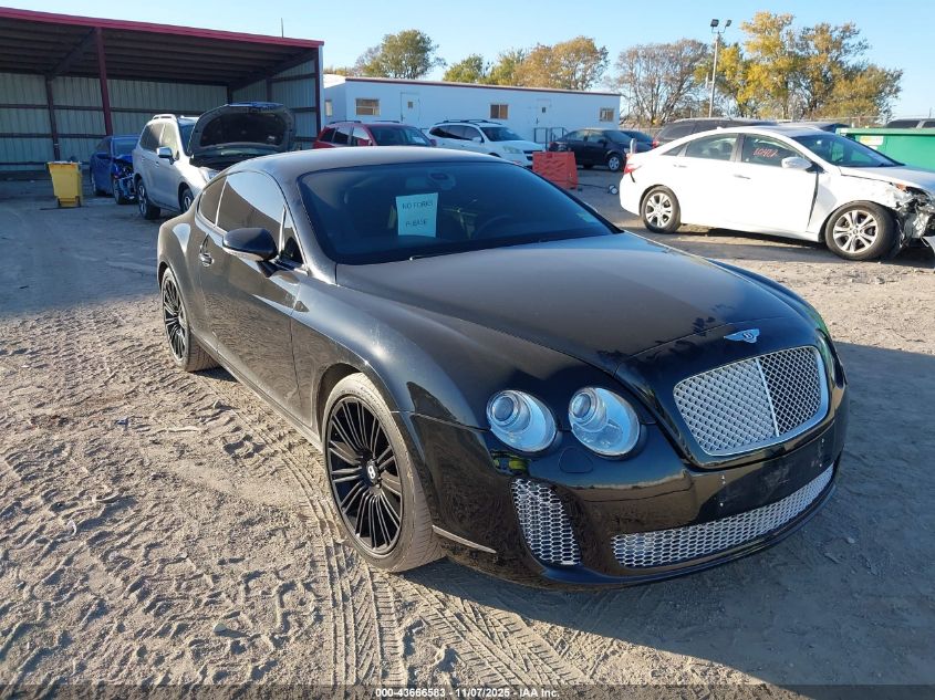 2009 Bentley Continental Gt Speed VIN: SCBCP73W19C059638 Lot: 43666583