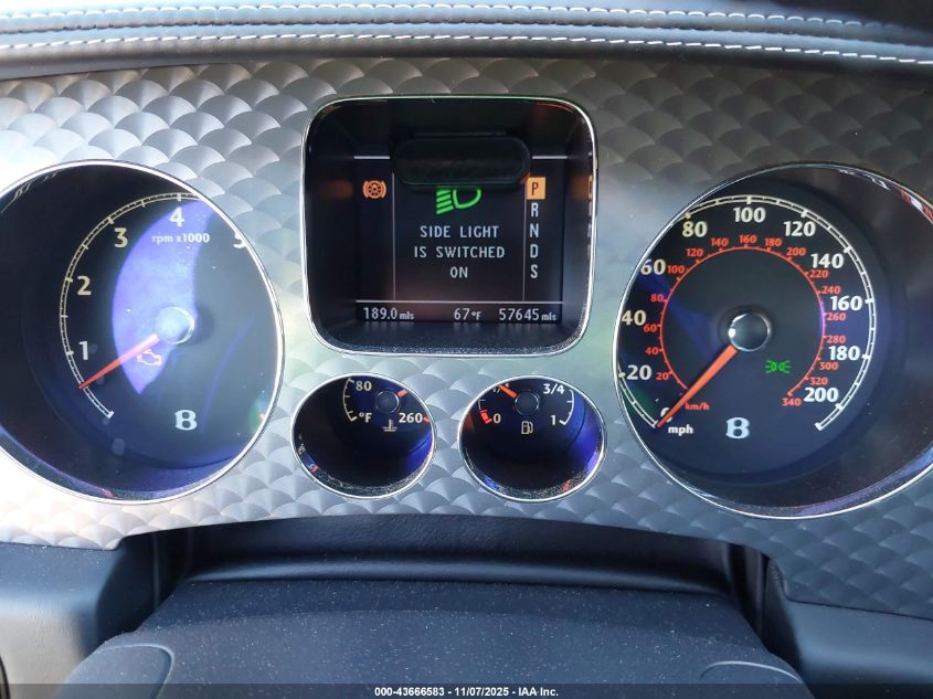 2009 Bentley Continental Gt Speed VIN: SCBCP73W19C059638 Lot: 43666583