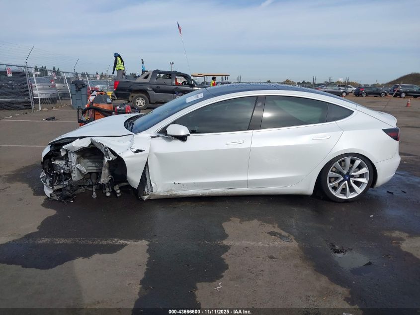 2020 Tesla Model 3 Long Range Dual Motor All-Wheel Drive VIN: 5YJ3E1EB9LF621712 Lot: 43666600